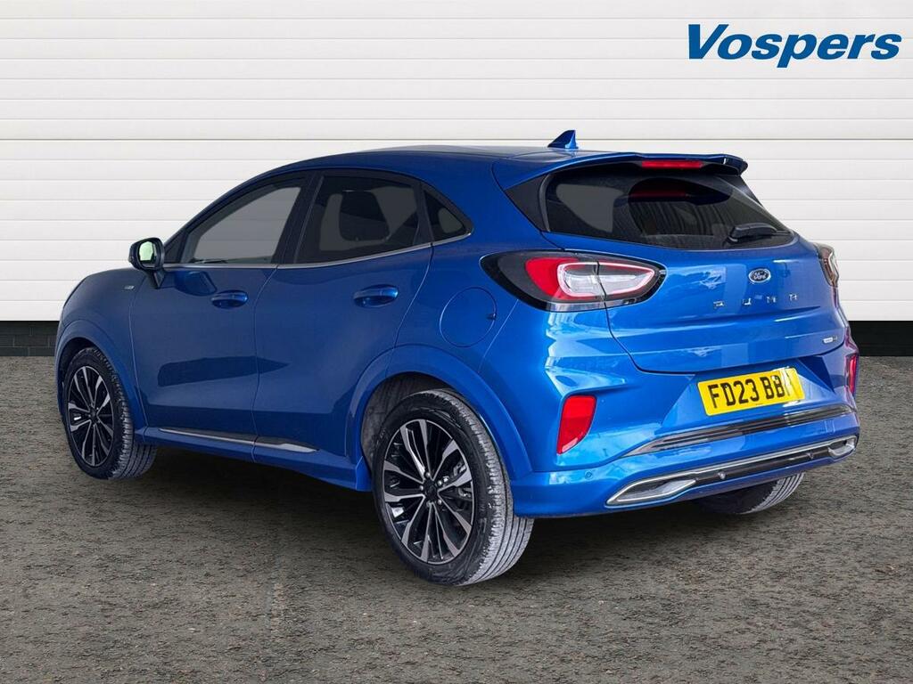 Ford Puma 1.0 Ecoboost Hybr Mhev 155 St-line Vignale Dct FD23BBF Blue #5