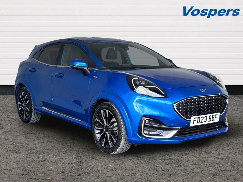 Ford Puma 1.0 Ecoboost Hybr Mhev 155 St-line Vignale Dct Blue
