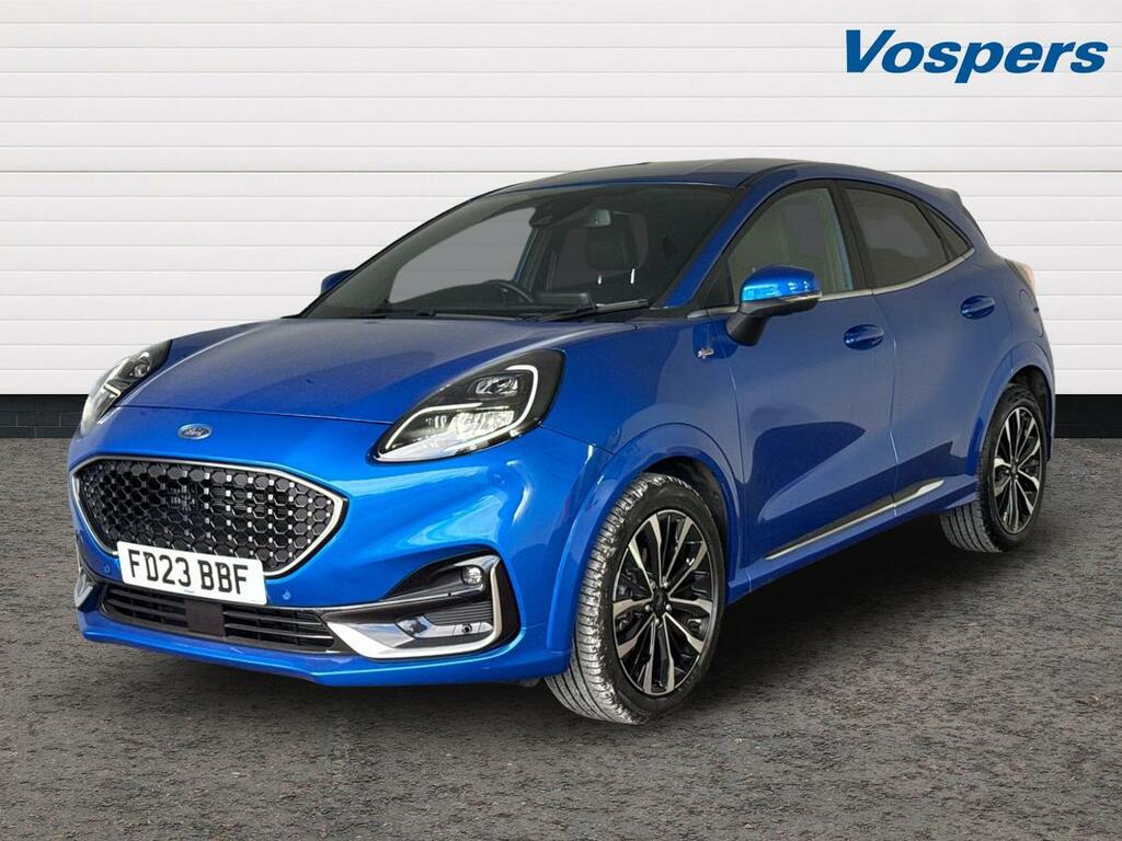 Ford Puma 1.0 Ecoboost Hybr Mhev 155 St-line Vignale Dct FD23BBF Blue #3