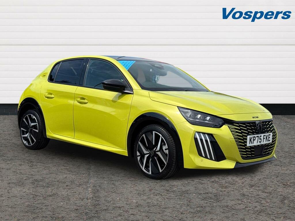 Peugeot 208 1.2 Hybrid 145 Gt E-dsc6 KP75FKE Yellow