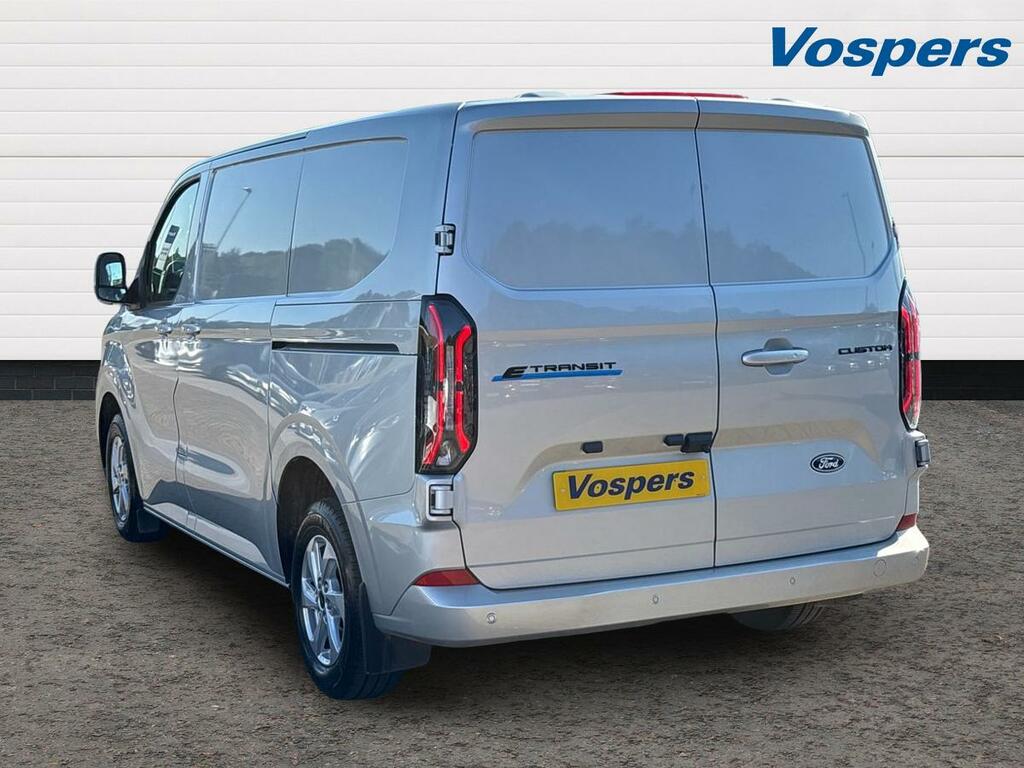 Ford Transit Custom 100Kw 65Kwh H1 Van Limited WG26OFB Silver #5