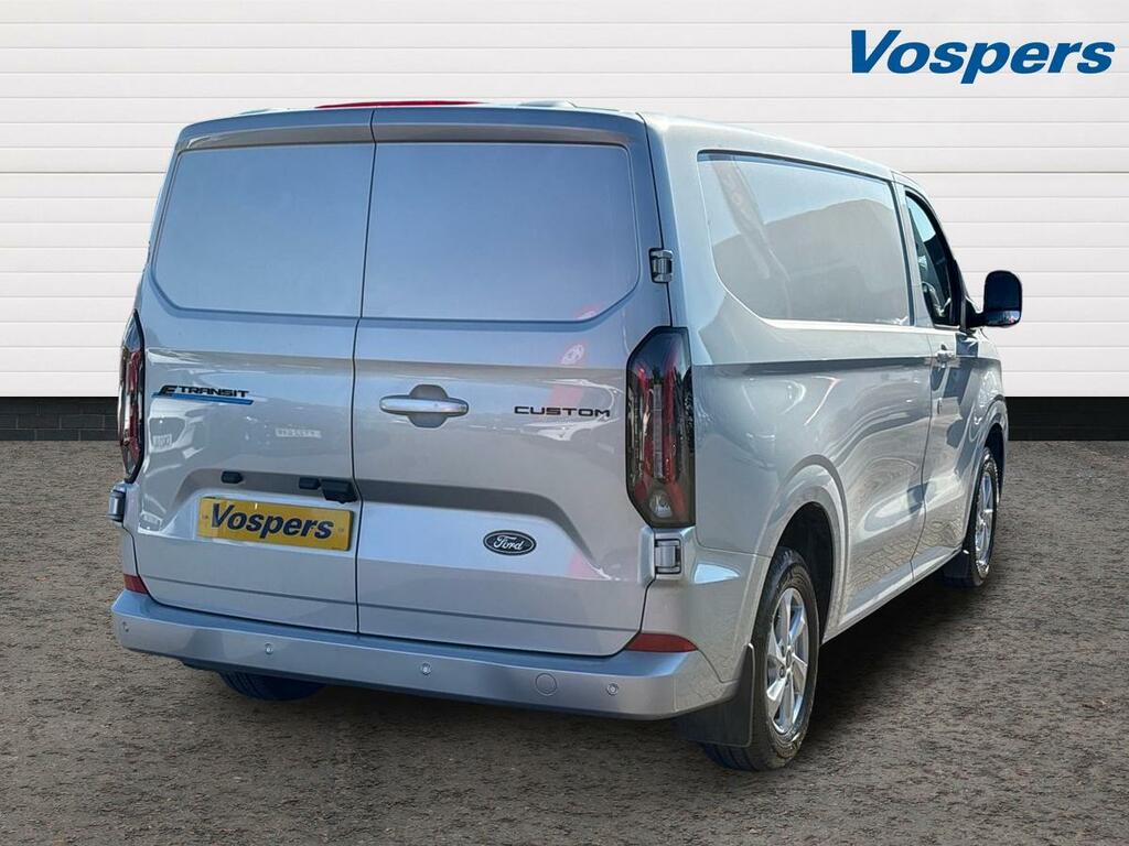 Ford Transit Custom 100Kw 65Kwh H1 Van Limited WG26OFB Silver #3