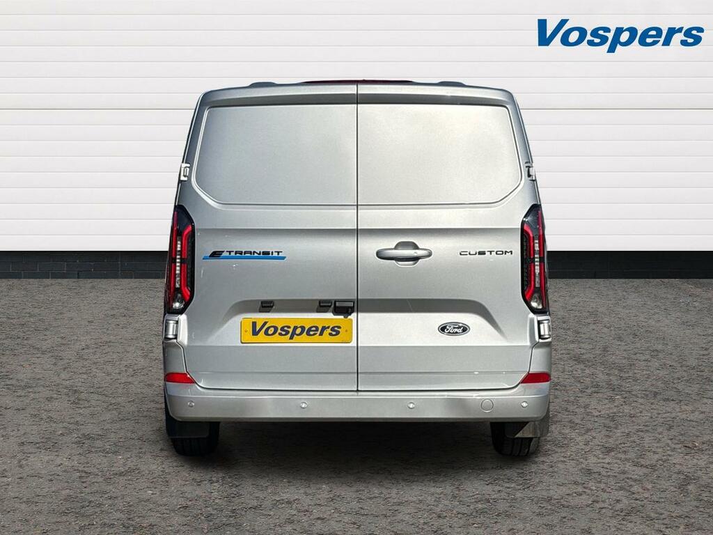 Ford Transit Custom 100Kw 65Kwh H1 Van Limited WG26OFB Silver #4