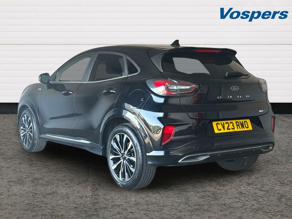 Ford Puma 1.0 Ecoboost Hybr Mhev 155 St-line Vignale Dct CV23RWO Black #5