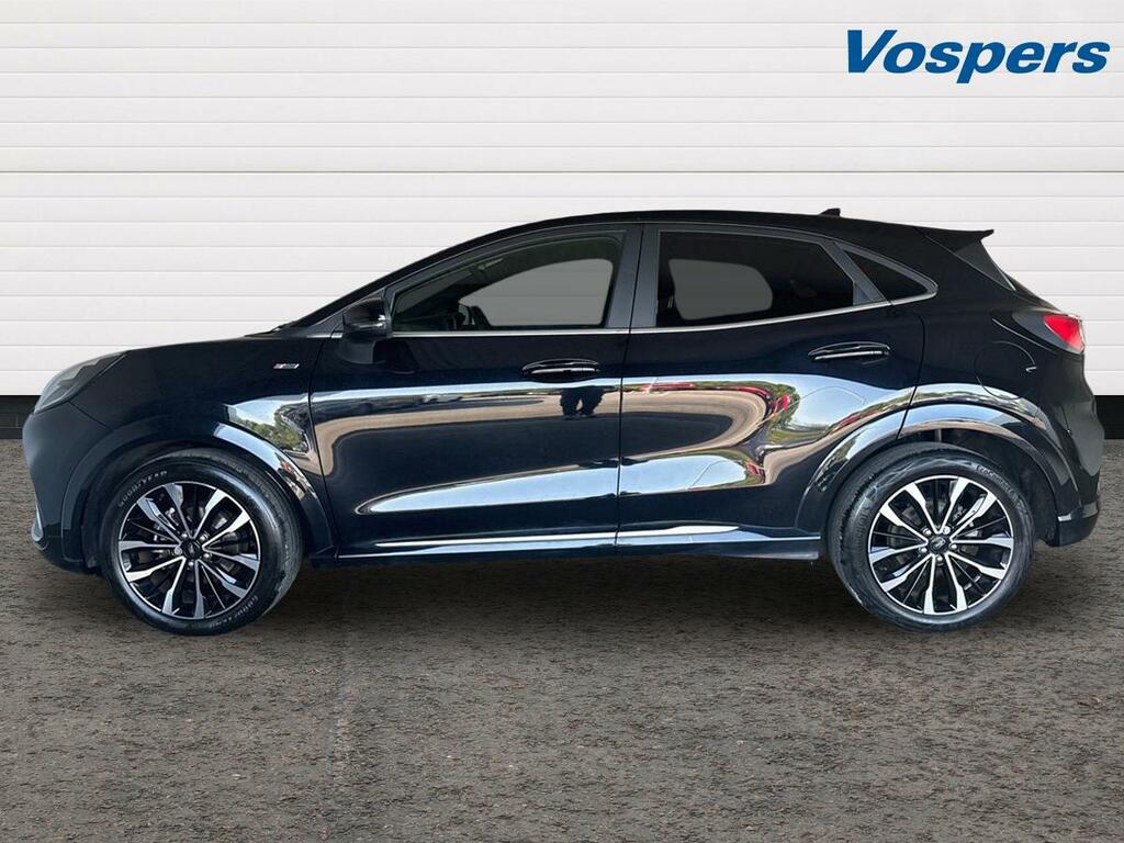 Ford Puma 1.0 Ecoboost Hybr Mhev 155 St-line Vignale Dct CV23RWO Black #4