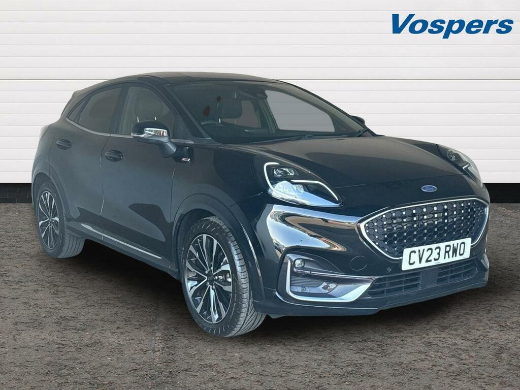 Ford Puma 1.0 Ecoboost Hybr Mhev 155 St-line Vignale Dct CV23RWO Black