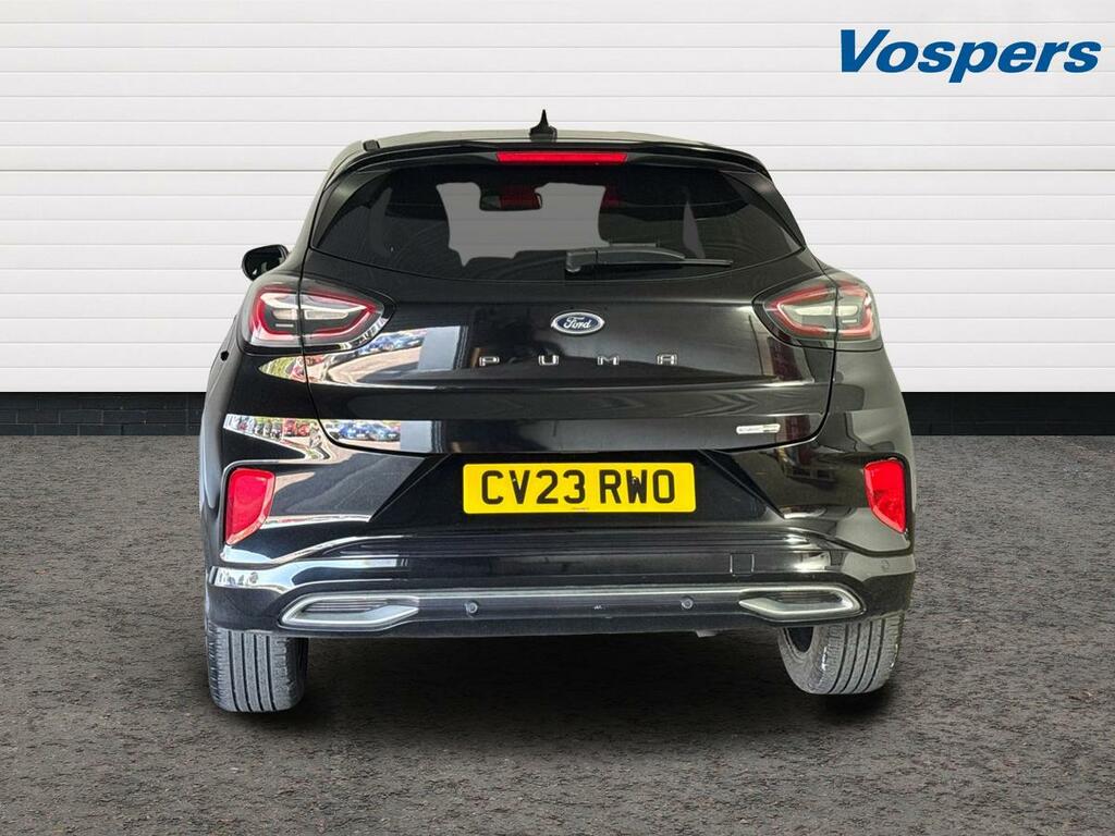 Ford Puma 1.0 Ecoboost Hybr Mhev 155 St-line Vignale Dct CV23RWO Black #6
