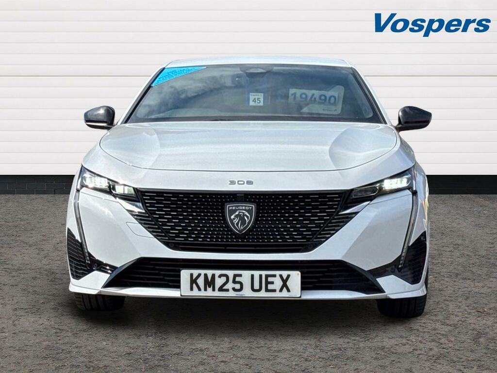 Peugeot 308 1.2 Hybrid 136 Gt E-dsc6 KM25UEX White #2