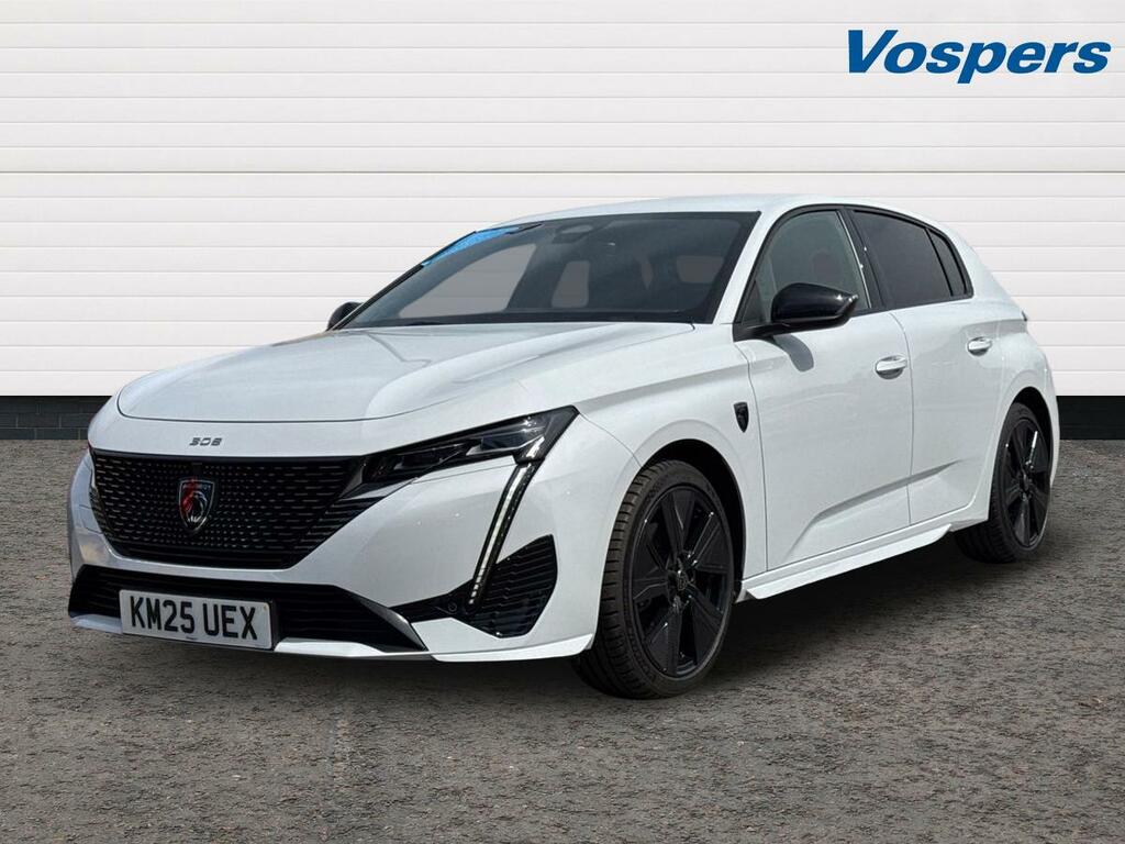 Peugeot 308 1.2 Hybrid 136 Gt E-dsc6 KM25UEX White #3