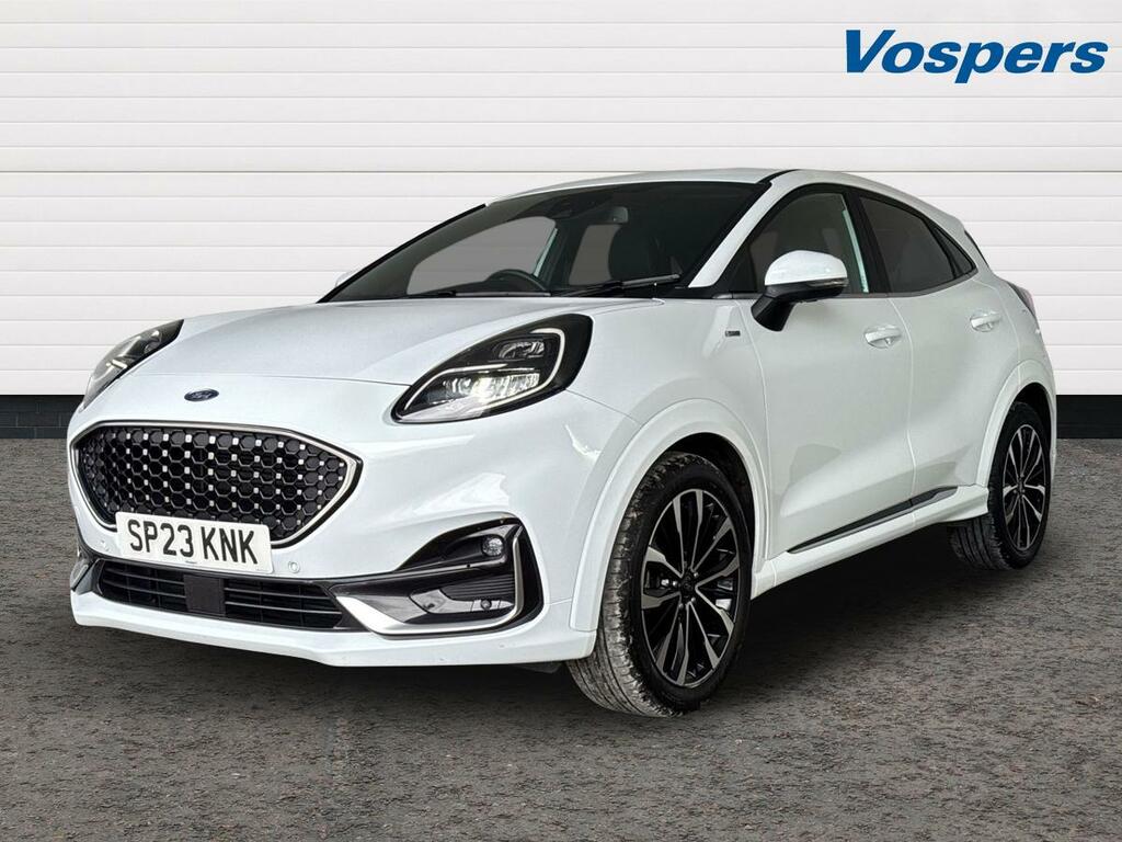 Ford Puma 1.0 Ecoboost Hybrid Mhev 155 St-line Vignale SP23KNK White #3