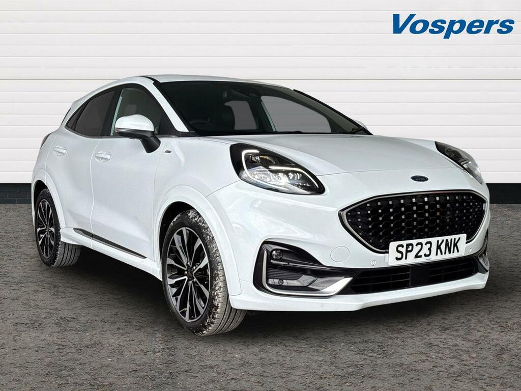 Ford Puma 1.0 Ecoboost Hybrid Mhev 155 St-line Vignale White