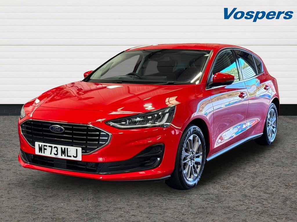 Ford Focus 1.0 Ecoboost Hybrid Mhev Titanium Design WF73MLJ Red #3