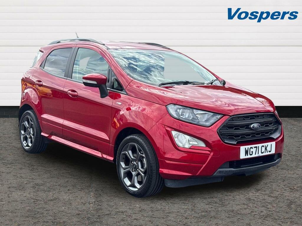 Ford Ecosport 1.0 Ecoboost 125 St-line WG71CKJ Red