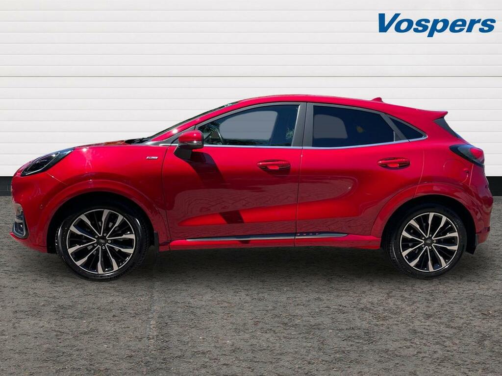 Ford Puma 1.0 Ecoboost Hybrid Mhev 155 St-line Vignale EF70HVC Red #4