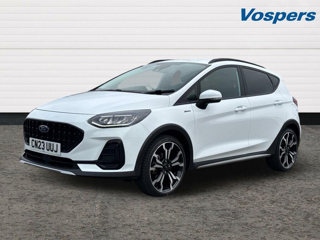 Ford Fiesta 1.0 Ecoboost Hbd Mhev 125 Active X CN23UUJ White #3