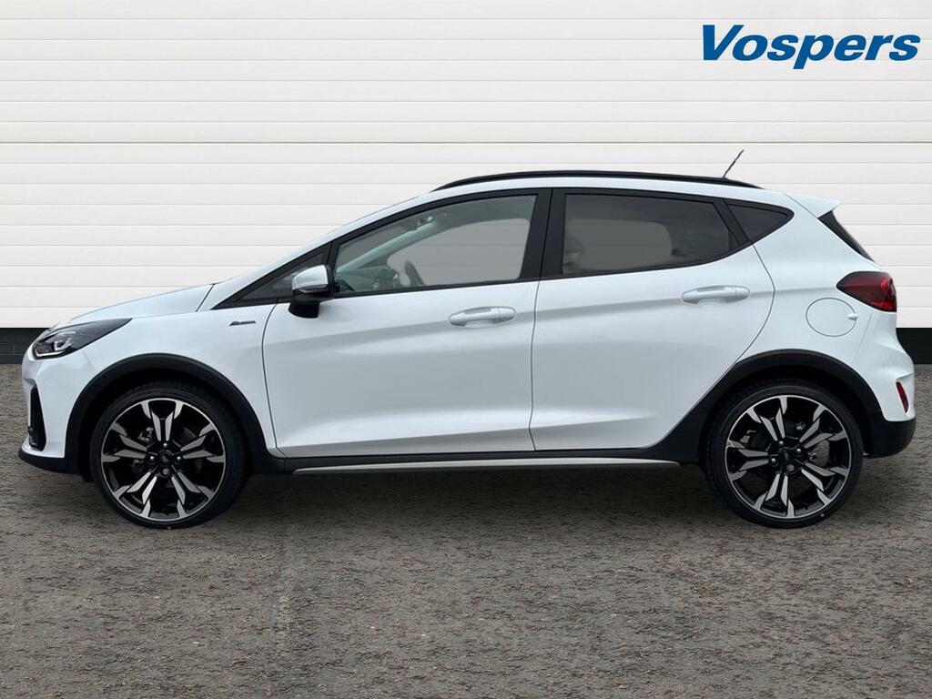 Ford Fiesta 1.0 Ecoboost Hbd Mhev 125 Active X CN23UUJ White #4