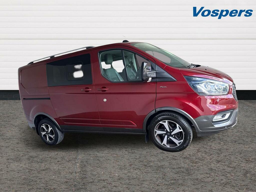 Ford Transit Custom 2.0 Ecoblue 170Ps Low Roof Dcab Active Van WD21HWU Red #2