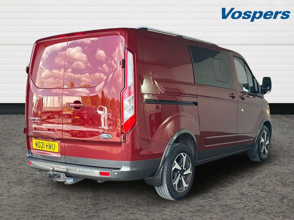 Ford Transit Custom 2.0 Ecoblue 170Ps Low Roof Dcab Active Van WD21HWU Red #3