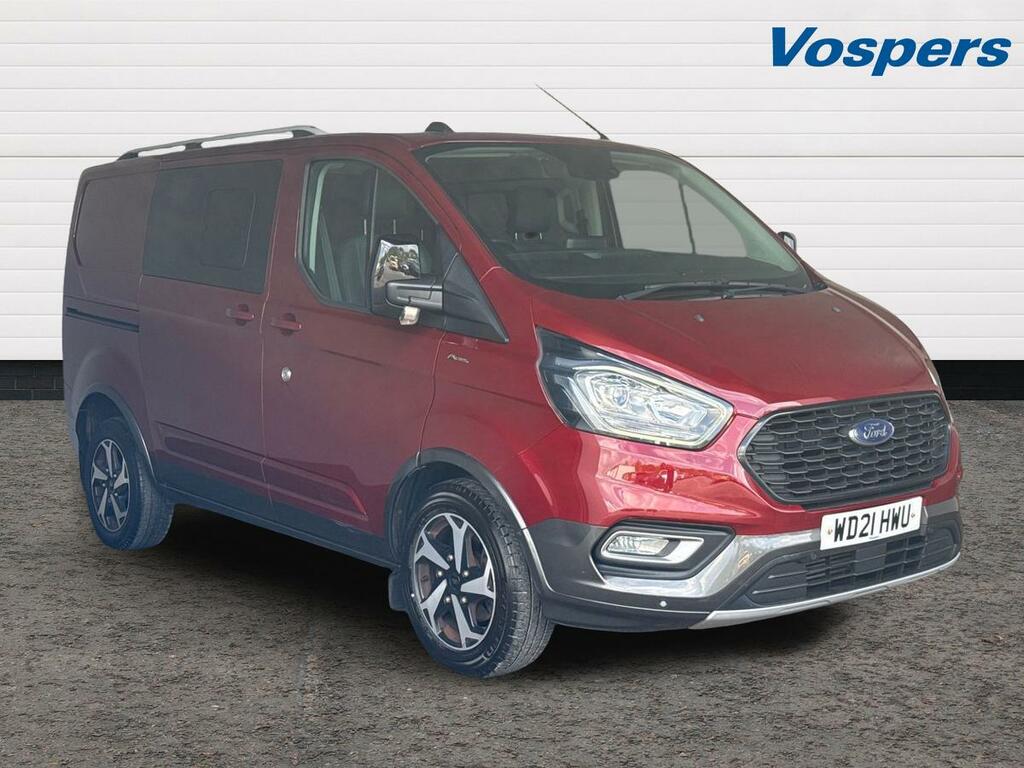 Ford Transit Custom 2.0 Ecoblue 170Ps Low Roof Dcab Active Van Red