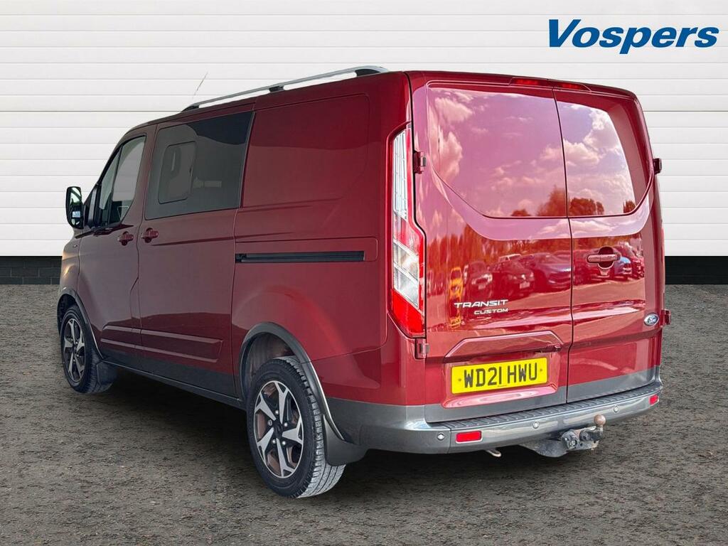 Ford Transit Custom 2.0 Ecoblue 170Ps Low Roof Dcab Active Van WD21HWU Red #5