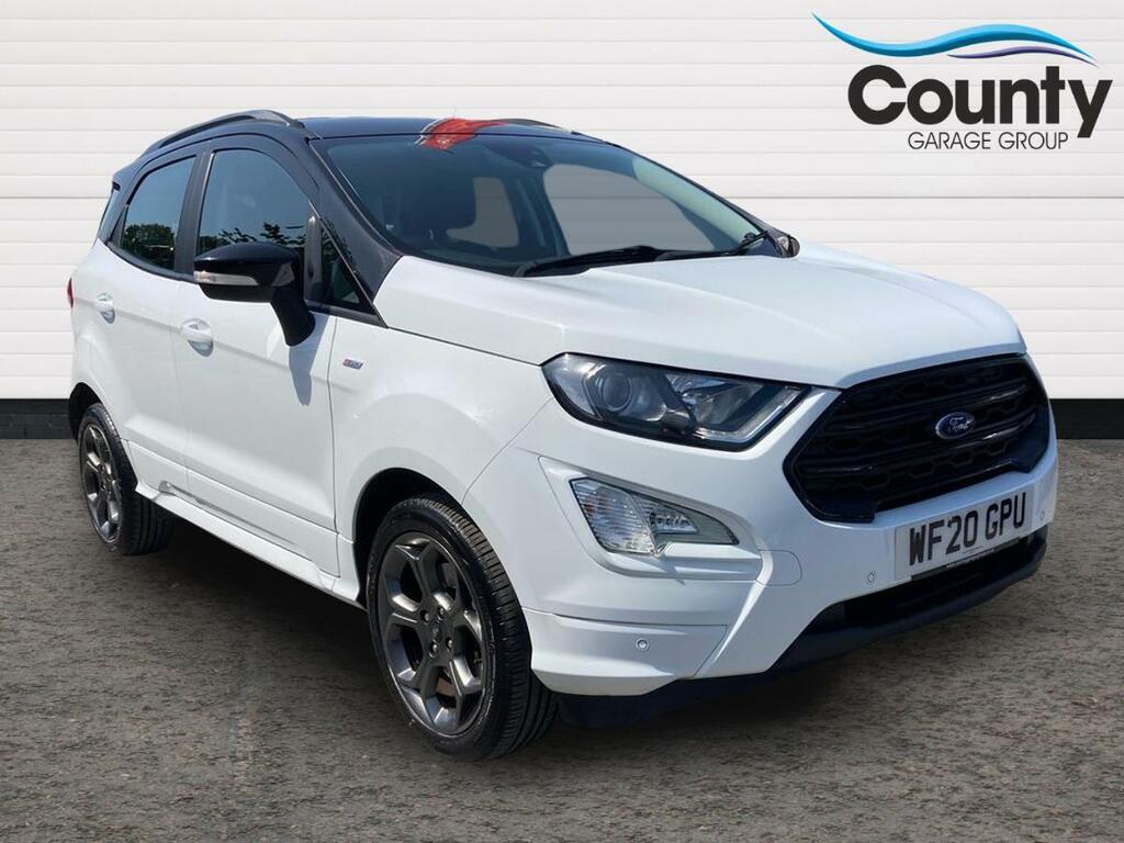 Ford Ecosport 1.0T Ecoboost St-line Euro 6 Ss White