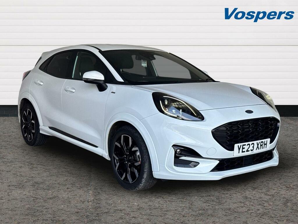 Ford Puma 1.0 Ecoboost Hybrid Mhev 155 St-line X White