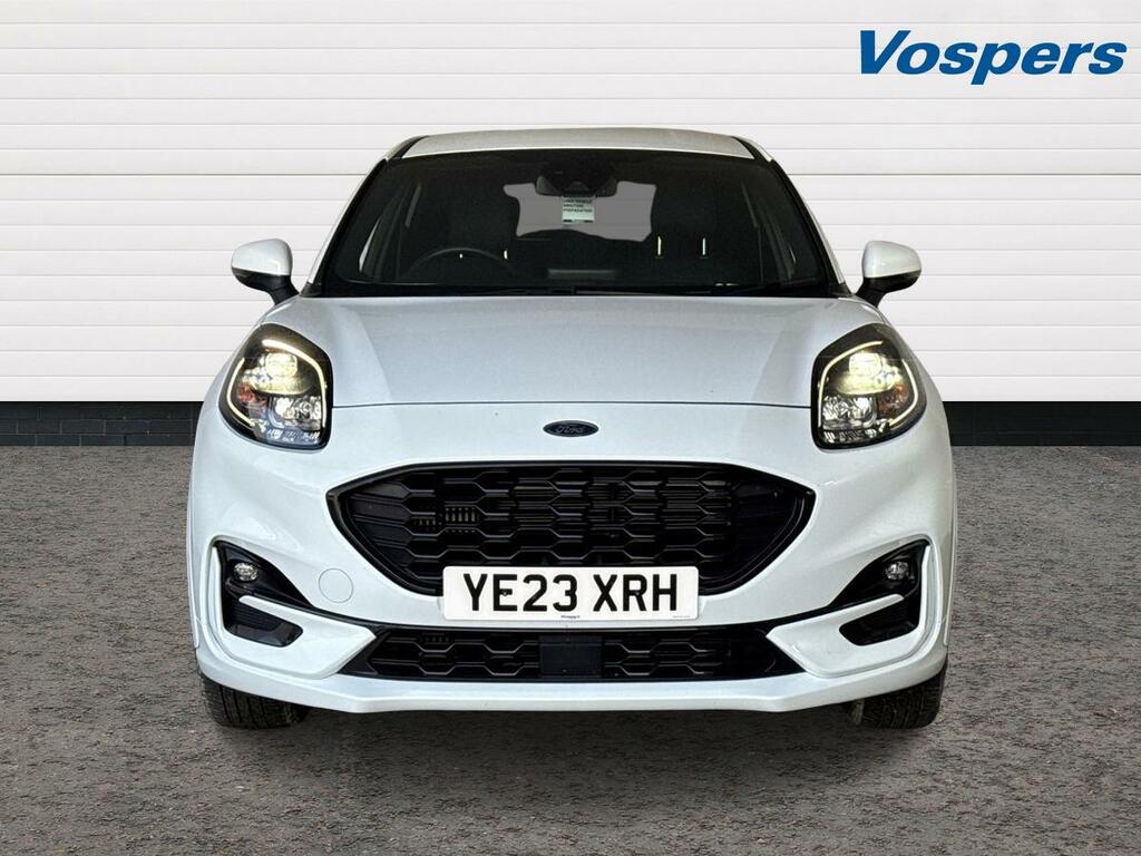 Ford Puma 1.0 Ecoboost Hybrid Mhev 155 St-line X YE23XRH White #2