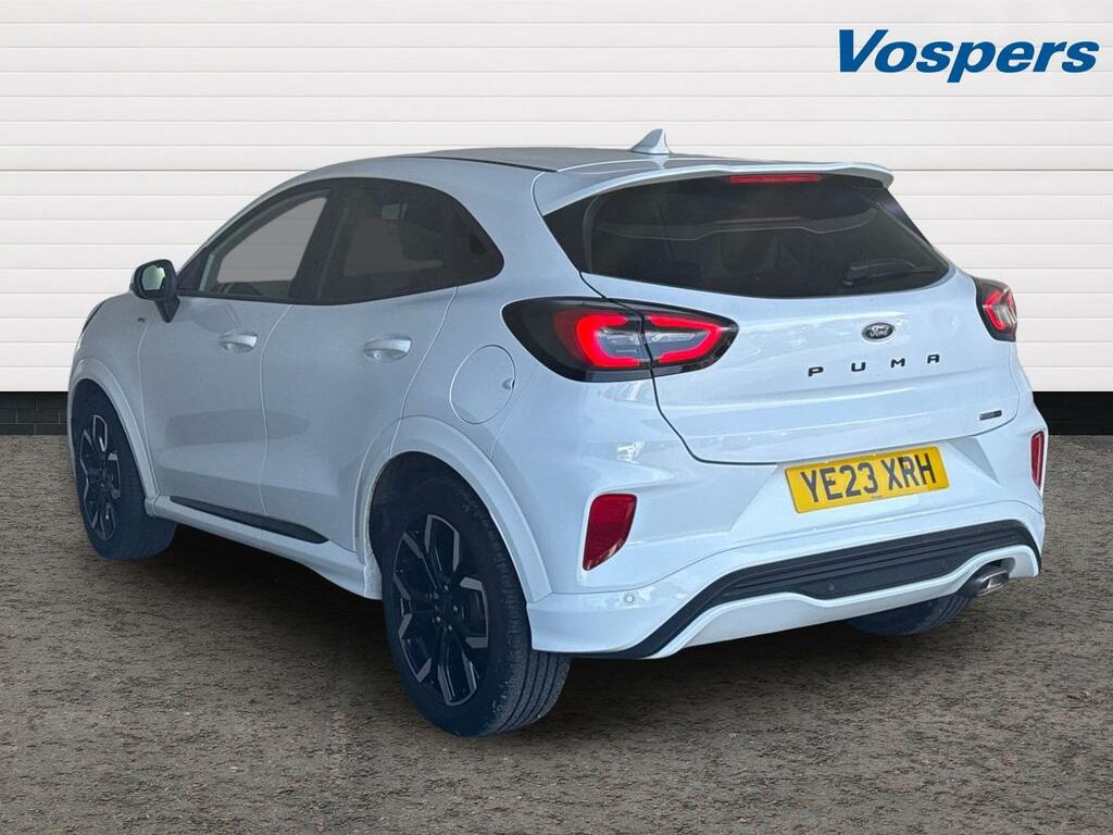 Ford Puma 1.0 Ecoboost Hybrid Mhev 155 St-line X YE23XRH White #5