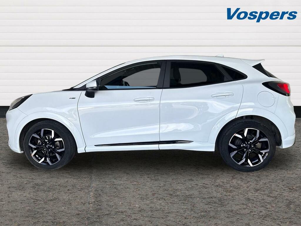 Ford Puma 1.0 Ecoboost Hybrid Mhev 155 St-line X YE23XRH White #4