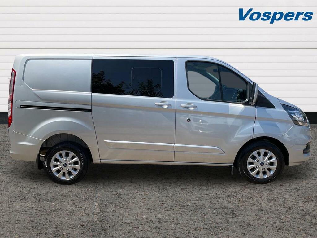 Ford Transit Custom 2.0 Ecoblue 130Ps Low Roof Dcab Limited Van Silver #2