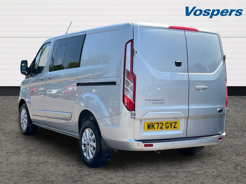 Ford Transit Custom 2.0 Ecoblue 130Ps Low Roof Dcab Limited Van Silver #5