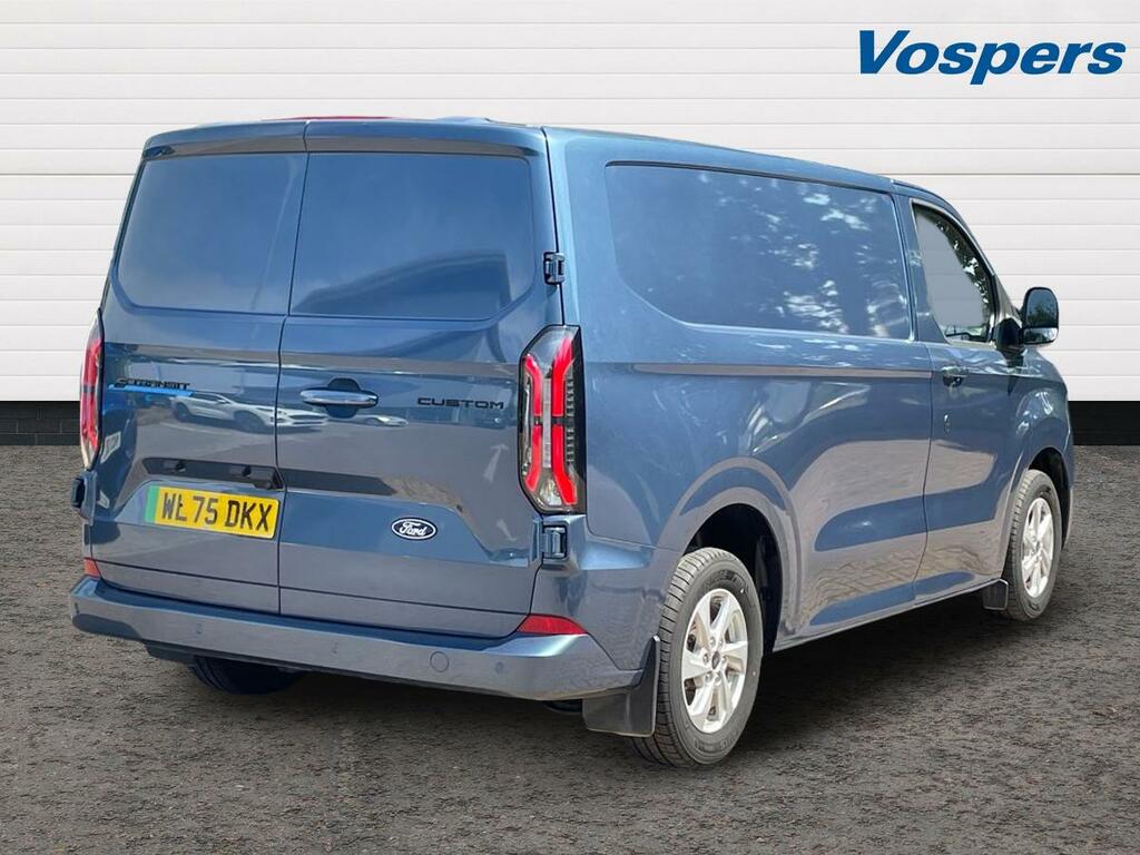 Ford Transit Custom 100Kw 65Kwh H1 Van Limited WL75DKX Blue #3