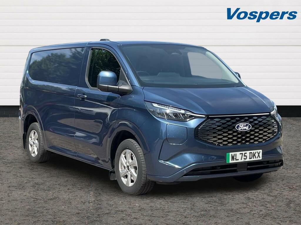 Ford Transit Custom 100Kw 65Kwh H1 Van Limited Blue