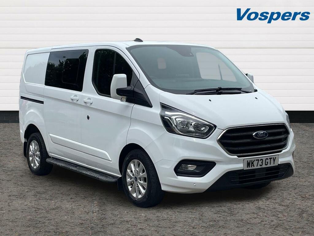 Ford Transit Custom 2.0 Ecoblue 130Ps Low Roof Dcab Limited Van White