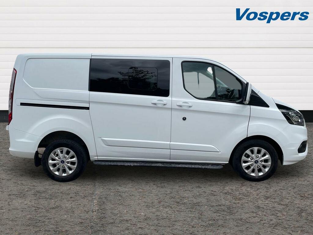 Ford Transit Custom 2.0 Ecoblue 130Ps Low Roof Dcab Limited Van WK73GTY White #2