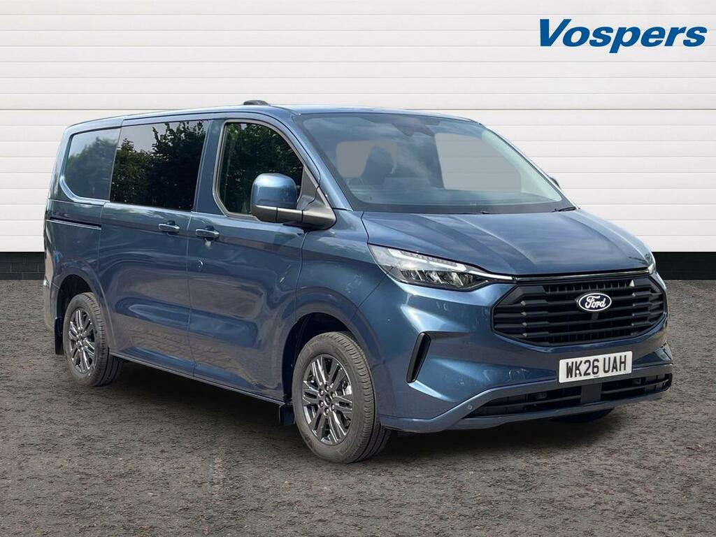 Ford Transit Custom 2.0 Ecoblue 136Ps H1 Double Cab Van Limited Blue