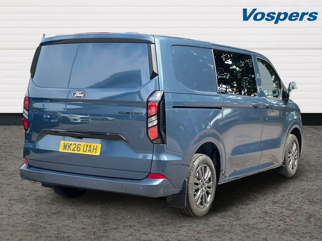 Ford Transit Custom 2.0 Ecoblue 136Ps H1 Double Cab Van Limited WK26UAH Blue #3
