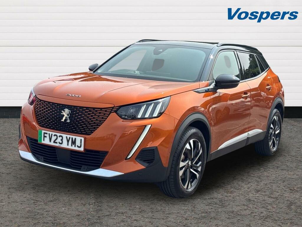 Peugeot e-2008 100Kw Gt 50Kwh FV23YMJ Orange #3
