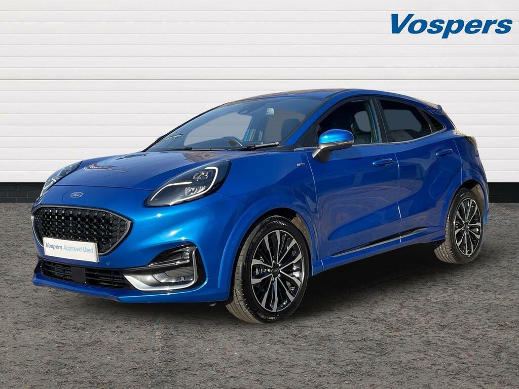 Ford Puma 1.0 Ecoboost Hybr Mhev 155 St-line Vignale Dct CA23SCV Blue #3