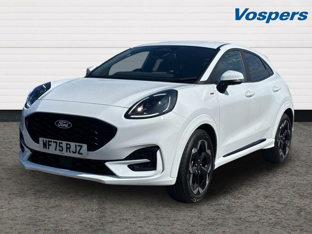 Ford Puma 1.0 Ecoboost Hybrid Mhev 155 St-line X Dct WF75RJZ White #3