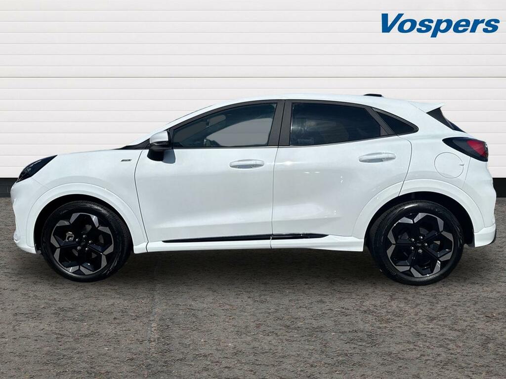 Ford Puma 1.0 Ecoboost Hybrid Mhev 155 St-line X Dct WF75RJZ White #4