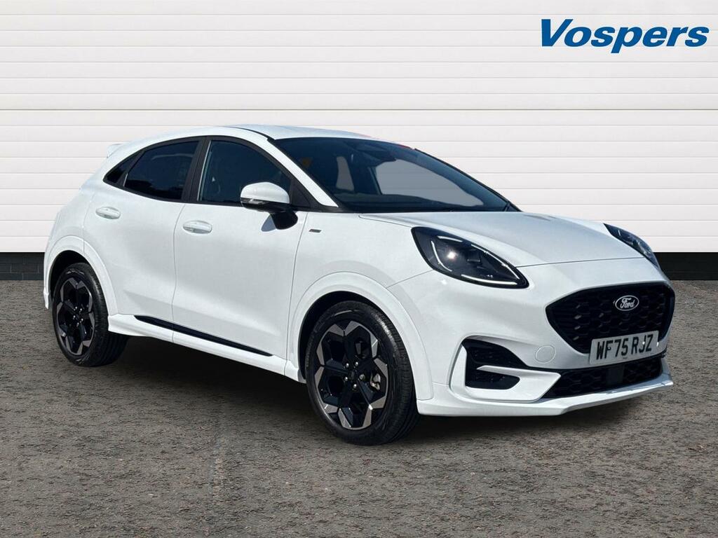 Ford Puma 1.0 Ecoboost Hybrid Mhev 155 St-line X Dct WF75RJZ White