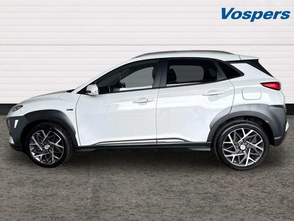 Hyundai Kona 1.6 Gdi Hybrid Premium Se Dct White #4