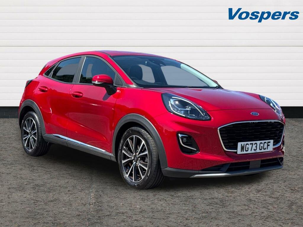 Ford Puma 1.0 Ecoboost Hybrid Mhev Titanium Red