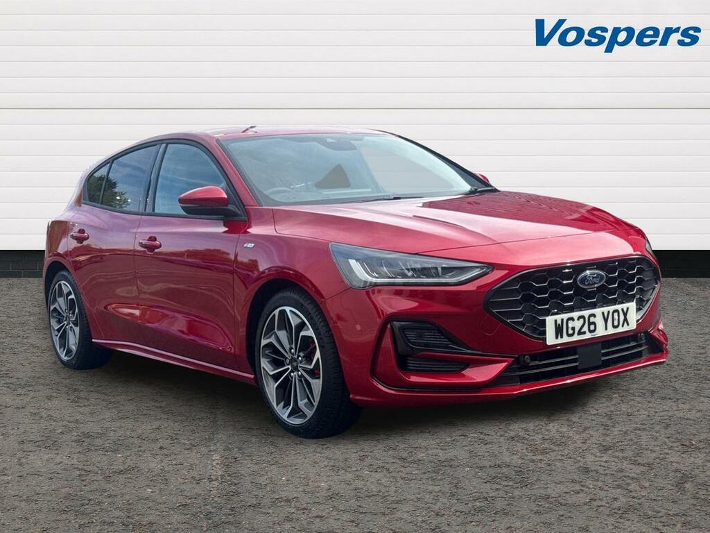 Ford Focus 1.0 Ecoboost Hybrid Mhev 155 St-line X Ed Red