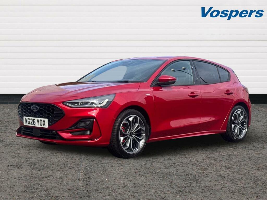 Ford Focus 1.0 Ecoboost Hybrid Mhev 155 St-line X Ed WG26YOX Red #3