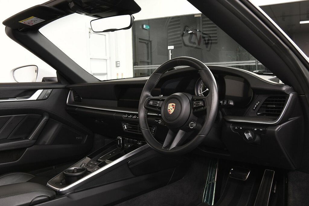 Porsche 911 T 992 Turbo S White #4
