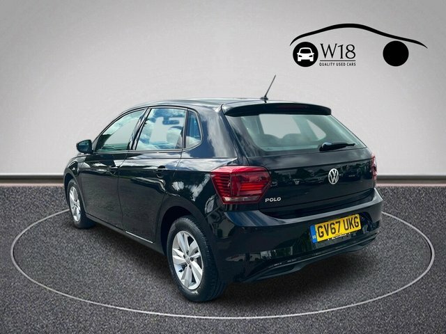 Volkswagen Polo Tsi Se Hatchback GV67UKG Black #6