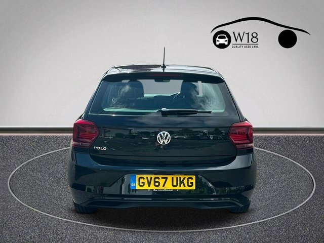 Volkswagen Polo Tsi Se Hatchback GV67UKG Black #4
