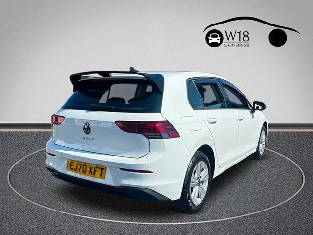 Volkswagen Golf Tsi Life Hatchback EJ70XFT White #3